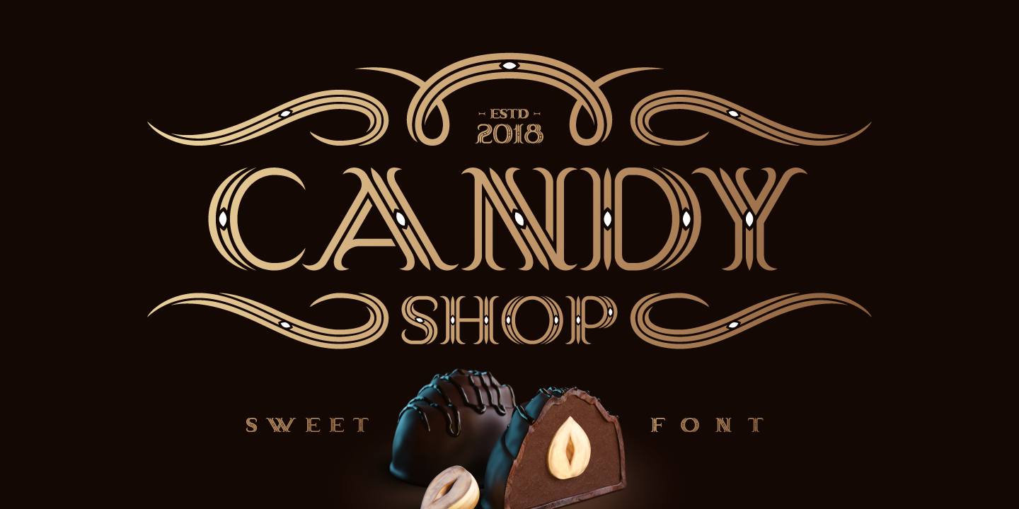 Candy Shop Regular Font preview